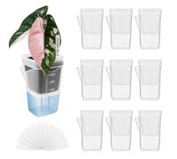 Vaso per Piante da Interno - Vaso Autoinnaffiante Decorativo | Fioriera per Piante | Contenitore per Talee Piantine Viole Africane Alocasia Scrivania Davanzale Camera