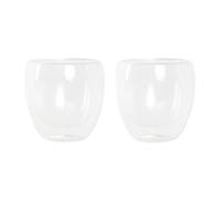 VASO SET 2 CRISTAL 8,3X8,3X8,9 250ML DOBLE PARE