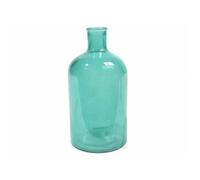 Vaso Vetro 12x22cm Turchese Lucido Multicolore