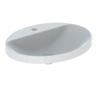 Geberit Variform lavabo 60x48 cm ovale encastrée blanc 500.726.01.2