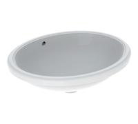 Vasque à enc. par dessous Geberit VariForm ov 50x46 trop-plein Blanc - GEBERIT 500.752.01.2