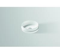 Lavabo encastré Alape EB KE375 2024503000 Ø 37,5 x 11,4 cm, blanc, sans trou de robinetterie ni trop-plein