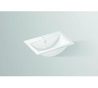 Vasque à encastrer Alape EB.R585H, rectangulaire L : 585mm H : 143mm P : 405mm, blanc, 2202000000