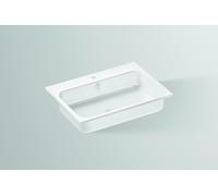 Vasque à encastrer Alape EB.SR650H, rectangulaire L : 650mm H : 127mm P : 472mm, blanc, 2219600000