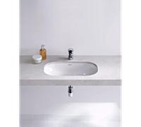 Duravit D-Code Vasque à encastrer 0338560000 pour installation par le bas, Weiß Hochglanz