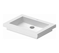 Vasque à encastrer Duravit Design Classics Universal 0317580000 sans trou pour robinetterie, meulée, 580 mm, blanc brillant