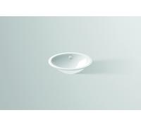 Vasque à encastrer en forme d'alape EB.O425, ovale L : 425mm H : 110mm P : 325mm, blanc, 2100000000