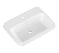 Villeroy und Boch Architectura lavabo à encastrer 5A6761R1 60x45cm, avec trou pour robinetterie, sans trop-plein, blanc C-plus