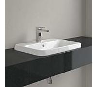 Villeroy und Boch Architectura Vasque à encastrer 5A6760R1 600 x 450 x 170 mm, CeramicPlus blanc alpin, avec trop-plein, dessous non émaillé