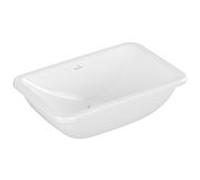 Vasque à encastrer Villeroy und Boch & Friends 4A6400R1 sans trou de robinetterie, avec trop-plein, 51 x 34 cm, blanc CeramicPlus