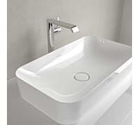 vasque à Finion 414361R1 60 Villeroy & Boch 35 cm, blanc, Ceramicplus, sans trou de robinetterie