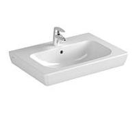 Vitra S20 lavabo pour meuble 5522B003-0001 65 x 46 cm, blanc , trop-plein / trou pour robinet au milieu