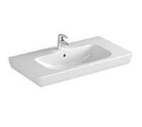 Vitra S20 lavabo pour meuble 5523B003-0001 85 x 46 cm, blanc , trop-plein / trou pour robinet au milieu