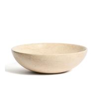 Vasque à poser Darnen en marbre beige Ø 40 cm