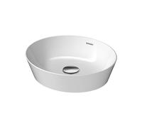 Duravit Cape Cod vasque à poser 2328400000 40x36cm, sans trou pour robinetterie, trop-plein, banque de trous pour robinetterie, blanc