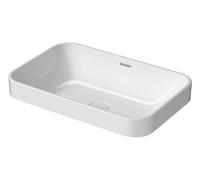 Vasque à Poser Duravit Happy D.2 Plus Rectangulaire 400 mm White/Anthracite Matt 2359606100