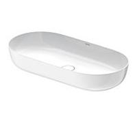 Vasque à poser Duravit Luv 0379800000 blanche, 80 x 40 cm, finition adoucie
