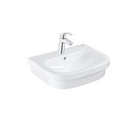 Vasque à poser Euro Ceramic 60 cm avec mitigeur de lavabo Eurosmart M et vidage chromé