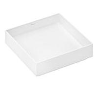 Vasque à poser Hansgrohe Xuniva Evo E 60324450 400 x 400 mm, sans perçage pour robinetterie ni trop-plein, blanche