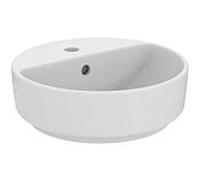 Vasque à poser Ideal Standard i.life O T573501 40x40x15,5cm, avec trou pour robinet/trop-plein, blanc