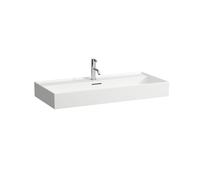 Vasque à Poser Laufen KARTELL 2 trous, trop-plein 460x145x1000mm Noir Mat