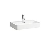 LAUFEN VAL lavabo à poser, 3 trous pour robinet, sans trop-plein, US fermé 650x420mm, H8162847571581, Couleur: blanc mat