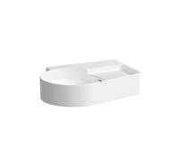 Vasque à Poser Laufen VAL trop-plein, zone semi-sèche à droite 400x155x530mm Blanc