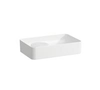 Vasque à Poser Laufen VAL zone semi-sèche îlot 360x145x550mm Blanc Mat
