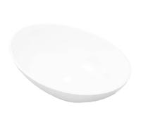 Vasque à poser-Lavabo en forme ovale Céramique 40 x 33 cm Blanc ZLH•643826747