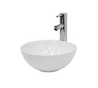 Vasque à Poser Lavabo Salle de Bain - 320 x 320 x 135 mm - en Céramique -