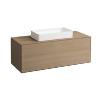 LAUFEN Living Square vasque, sans trou pour robinet, sans trop-plein, 600x340mm, H8114347581121, Couleur: Graphite mat