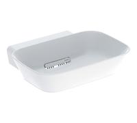 Vasque à poser ONE coupelle sortie horiz 50cm STR STP KeraTect Blc brillant - GEBERIT 505.050.00.1