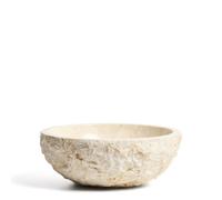 Vasque à poser Orvane en marbre beige Ø 40 cm