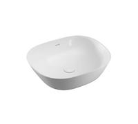 Vitra plural top bol 7810B403-0016 45 x 38 x 13,5 cm, blanc brillant, plat, rectangulaire , sans trop-plein / trou de robinetterie