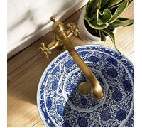 Rea Vasque à poser Lavabo de salle de bain 415 x 415 x 165 mm en céramique (dessin)