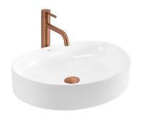 Vasque À Poser Rea Joana 50 Lavabo Blanc 50 X 38 X 12,5 Cm