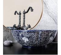 Vasque à poser - REA - Sevilla - Céramique - Rond - 42,5x42,5cm