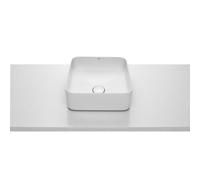 Vasque à poser Square en FINECERAMIC® Inspira 37X37 Blanc - ROCA A327532000