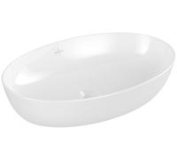 Vasque à poser Villeroy & Boch Artis, ovale, sans trop-plein, 610x410mm, 41986101, Couleur: Blanc