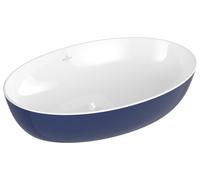 Vasque à poser Villeroy & Boch Artis, ovale, sans trop-plein, 610x410mm, 419861BCS4, Couleur: Océan profond
