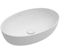 Villeroy & Boch Artis vasque à poser 419861BCT8 61x41cm, sans trou pour robinetterie, sans trop-plein, Coal Black