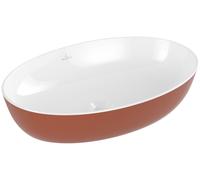 Villeroy und Boch Artis Vasque à poser 419861BCW8 61x41cm, sans trou pour robinetterie, sans trop-plein, Rouille