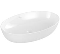 Vasque à poser Villeroy & Boch Artis, ovale, sans trop-plein, 610x410mm, 419861R1, Couleur: Céramique blanche Plus