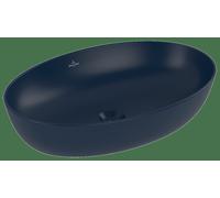 Vasque à poser Villeroy & Boch Artis, ovale, sans trop-plein, 610x410mm, 419861R6, Couleur: Nightfall CeramicPlus