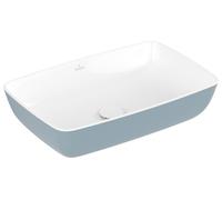 Vasque à poser Villeroy & Boch Artis, rectangulaire, sans trop-plein, 580x385mm, 417258BCS6, Couleur: Frozen