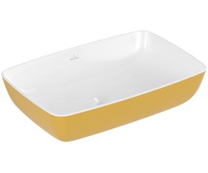 Vasque à poser Villeroy & Boch Artis, rectangulaire, sans trop-plein, 580x385mm, 417258BCW9, Couleur: été indien