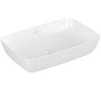 Vasque à poser Villeroy & Boch Artis, rectangulaire, sans trop-plein, 580x385mm, 417258R1, Couleur: Céramique blanche Plus