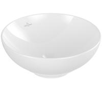Vasque à poser Villeroy & Boch Loop & Friends, 380x380x120mm, avec trop-plein, sans trou pour robinetterie, 4A450001, Couleur: Blanc