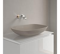 Villeroy & Boch Vasque Loop & friends 4A5001AM 62×42 cm sans perçage/trop-plein, amande CeramicPlus