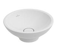Vasque à poser Villeroy und Boch & FRIENDS 51480001 Ø 38 cm, sans trou pour robinetterie, avec trop-plein, blanc